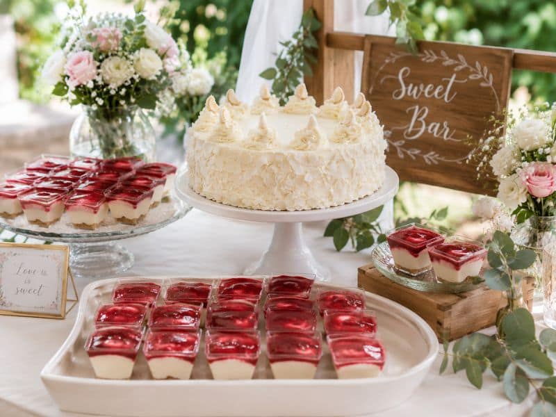 sweet bar na svatbu